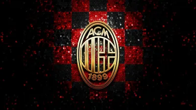 Обои AC Milan Logo для телефона и на рабочий стол iPhone 11