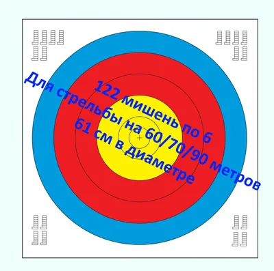 Купить мишень FITA 40cм