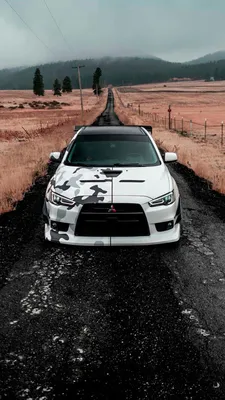 Обои Mitsubishi Lancer Evolution на телефон iPhone 7