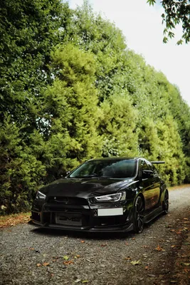 Mobile wallpaper: Mitsubishi, Mitsubishi Lancer Evolution, Front View,  Cars, 79260 download the picture for free.