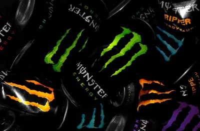 Арт рисунок monster energy - обои на рабочий стол