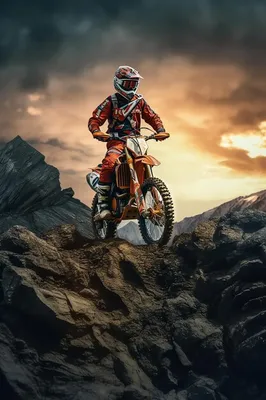 Скачать обои Спорт, Скорость, Мотоцикл, Гонщик, Мото, KTM, Bike, Rally,  раздел мотоциклы в разрешении 824x1464