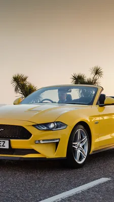 Обои для рабочего стола Ford Mustang GT Convertible, 1080x1920