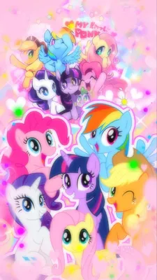 Обои поняшек | My little pony poster, My little pony wallpaper, My little  pony drawing