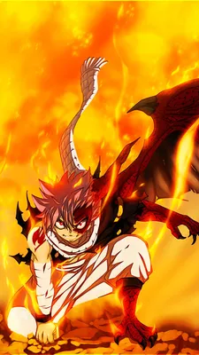 Mobile wallpaper: Anime, Fire, Fairy Tail, Natsu Dragneel, 1261736 download  the picture for free.