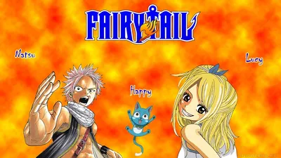 Скачать обои аниме, арт, Fairy Tail, Нацу, Люси, Хвост феи, раздел сёнэн в  разрешении 2048x2048