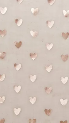 Love hearts ☆ iPhone wallpaper #IphoneWallpapers | Розовые обои, Золотистые  обои, Нейтральные обои