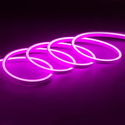 Купить Гибкий неон NEON Flex ML-NF-8mm-Lilac 12В, 8Вт/м, 8х16мм, 120LED/м,  IP33, рез 25мм, сиреневый, 5м в каталоге интернет магазина Максилед по  выгодной цене с доставкой - Нижний Новгород