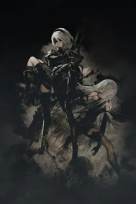 Nier: Automata, イリヤ, 2B (Nier: Automata), HD phone wallpaper | Peakpx