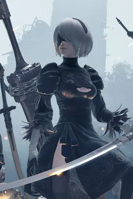 YoRHa No.2 Type B Phone Wallpapers