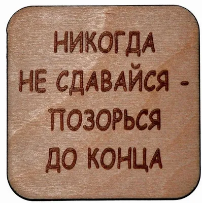 Купить мужскую и женскую футболку \"Никогда Не Сдавайся\"