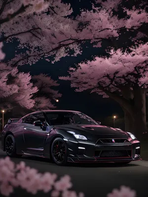 Скачать бесплатно обои «nissan, gt-r, тюнинг, движение» из категории  «Автомобили» на рабочий стол - FonMy.ru 🔥