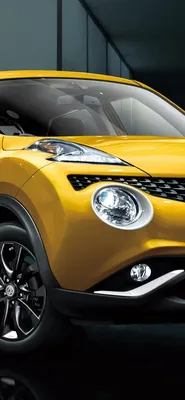 Обои Nissan Juke желтый автомобиль 1080x1920 iPhone 8/7/6/6S Plus  Изображение