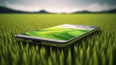 Samsung Galaxy S4 трава обои, 3d иллюстрация изгиба травяного поля со  смартфоном, изолированное сельскохозяйственное травяное поле, креативная  реклама фон картинки и Фото для бесплатной загрузки