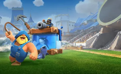 Клеш рояль картина. Обои Clash Royale на рабочий стол телефона и ПК, плюс  Авы и Фан-арт