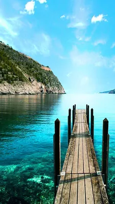 Wallpaper Body of Water, Water, Nature, Sea, Pier, Background - Download  Free Image