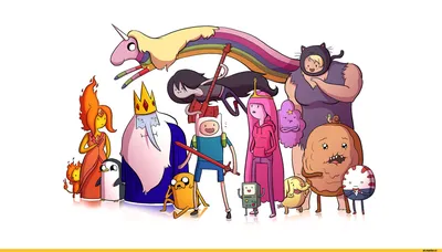 Обои Adventure time на телефон Huawei Honor 8