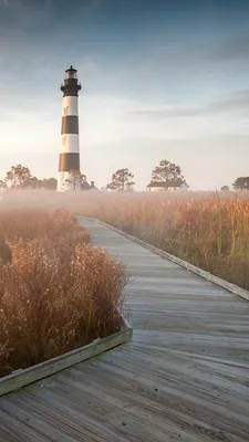 Обои для рабочего стола США Bodie Island North Carolina 1080x1920