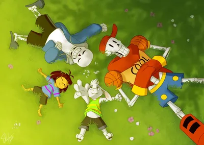 Orange Fun Стикеры наклейки на телефон скирекбук Undertale Андертейл