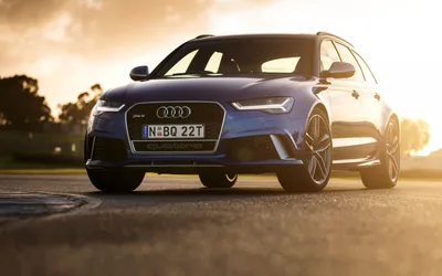 Обои на рабочий стол автомобили Audi RS6 Avant - 2019