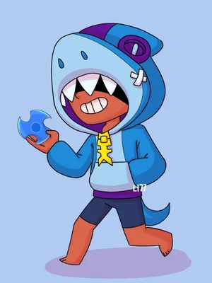 Shark Leon | Brawl Stars by Lazuli177 on DeviantArt | Brawl, Star wallpaper,  Star art