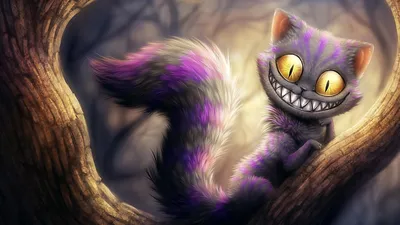 Создать мем \"чеширский кот обои на айфон, cheshire cat, чешир арт\" -  Картинки - Meme-arsenal.com