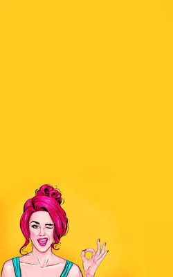 заставка для телефона девушка минимализм поп арт pop art | Pop art wallpaper,  Pop art girl, Pop art women