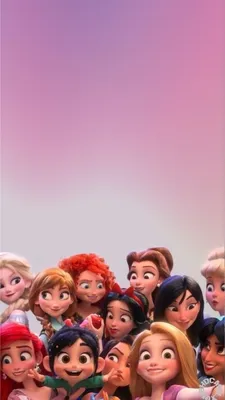 Phone wallpapers: Disney Princesses Ralph Breaks the Internet in comfy  clothes - YouLoveIt.com