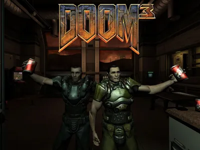 Картинка Video Game Doom 3 на Widescreen рабочего стола PC 1920x1080 Full HD