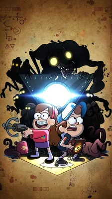 Скачать обои мультик, арт, Gravity Falls, Bill Cipher, Гравити Фолз, билл  шифр, раздел фильмы в разрешении 600x1024