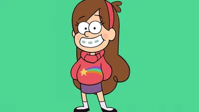 Обои на рабочий стол Поросенок Пухля из мультсериала Гравити Фолз / Gravity  Falls, обои для рабочего стола, скачать обои, обои бесплатно