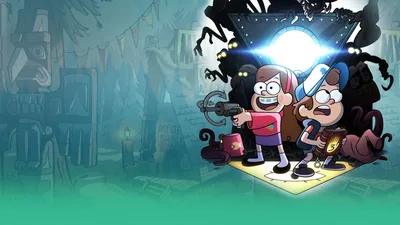 Скачать обои лес, гном, Gravity Falls, Гравити Фолз, раздел фильмы в  разрешении 1024x1024