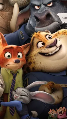 Зверополис: Обои на телефон | Disney zootopia, Zootopia, Cute cartoon  wallpapers