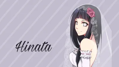 Обои на рабочий стол Hinata Hyuga / Хината Хьюга из аниме Наруто / Naruto,  by JiaYuan Song, обои для рабочего стола, скачать обои, обои бесплатно