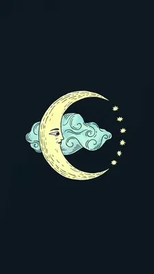 ОБОИ НА ТЕЛЕФОН | Iphone wallpaper moon, Iphone wallpaper tumblr hipster,  Hipster wallpaper