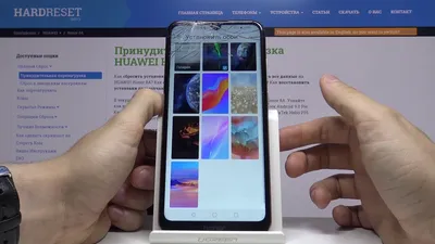 Как поменять обои на Huawei Honor 8A — смена обложки - YouTube