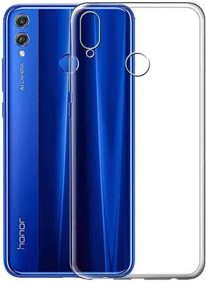 Чехол на Honor 8X (для Хонор 8Х) прозрачный силикон (не стекло) - купить с  доставкой по выгодным ценам в интернет-магазине OZON (572661425)