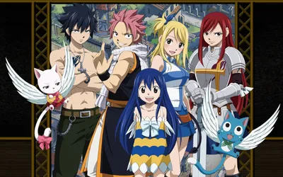 Персонажи аниме Fairy tail обои для рабочего стола, картинки и фото -  RabStol.net