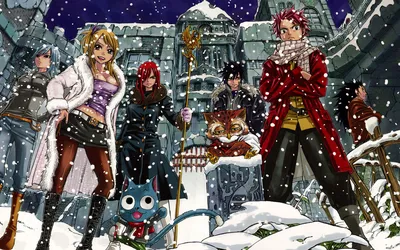 Обои на рабочий стол Персонажи из аниме «Хвост Феи / Fairy Tail», обои для  рабочего стола, скачать обои, обои бесплатно