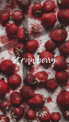 Клубника | Fruit wallpaper, Cute wallpaper backgrounds, Cool wallpaper