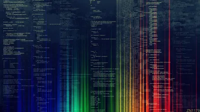 Обои на телефон код, буквы, экран, размытость - скачать бесплатно в высоком  качестве из категории \"Технологии\"