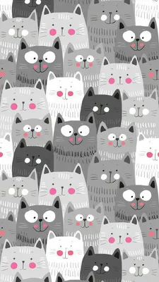 Pin by Milangely Moreno on Wallpapers | Cat pattern wallpaper, Cat wallpaper,  Pattern wallpaper