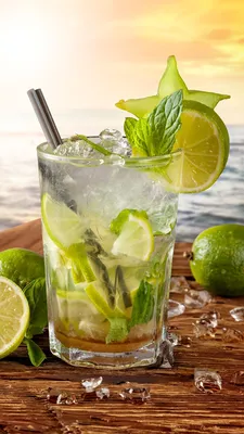 Photo Ice Lime Mojito Food Coast Mixed drink drink 1080x1920