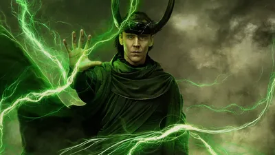 Обои улыбка, бог, арт, злодей, парень, marvel comics, loki на телефон и рабочий  стол, раздел фантастика, разрешение 3174x2624 - скачать