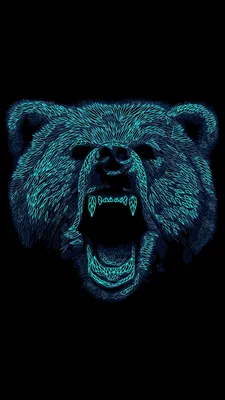 Angry Bear Art iPhone Wallpaper | Bear art, Bear artwork, Art wallpaper  iphone