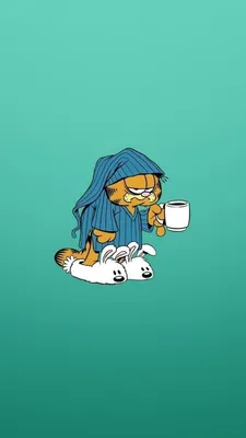 ☁️ Обои для телефона/Обои с Гарфилд/Мультяшные обои | Garfield wallpaper,  Cartoon wallpaper iphone, Phone lock screen wallpaper