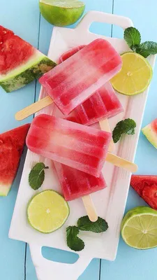 Оboiiq-Обои, картинки, заставки на андроид/айфон | Food, Food and drink,  Cucumber popsicles