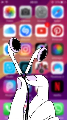 Наушники | Papel de parede bonito para iphone, Ideias de papel de parede,  Papeis de parede