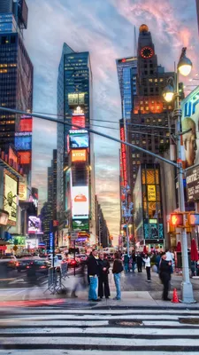 New York City Times Square Wallpaper for iPhone 5