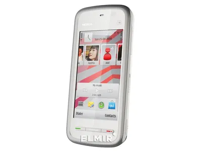 Мобильный телефон Nokia 5228 White Silver купить | ELMIR - цена, отзывы,  характеристики